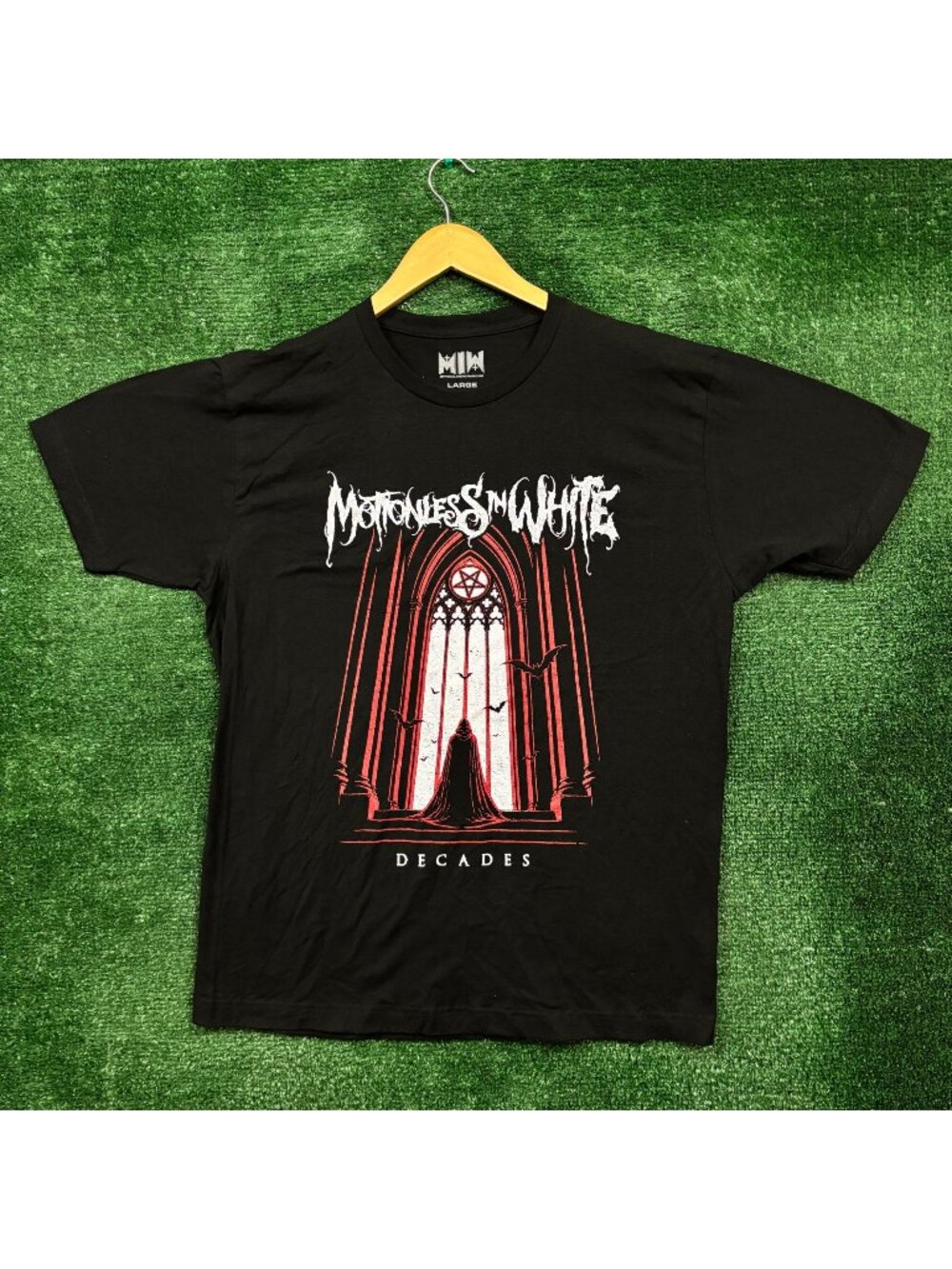 Motionless in White Decades Meatalcore Band T-Shirt Size Large